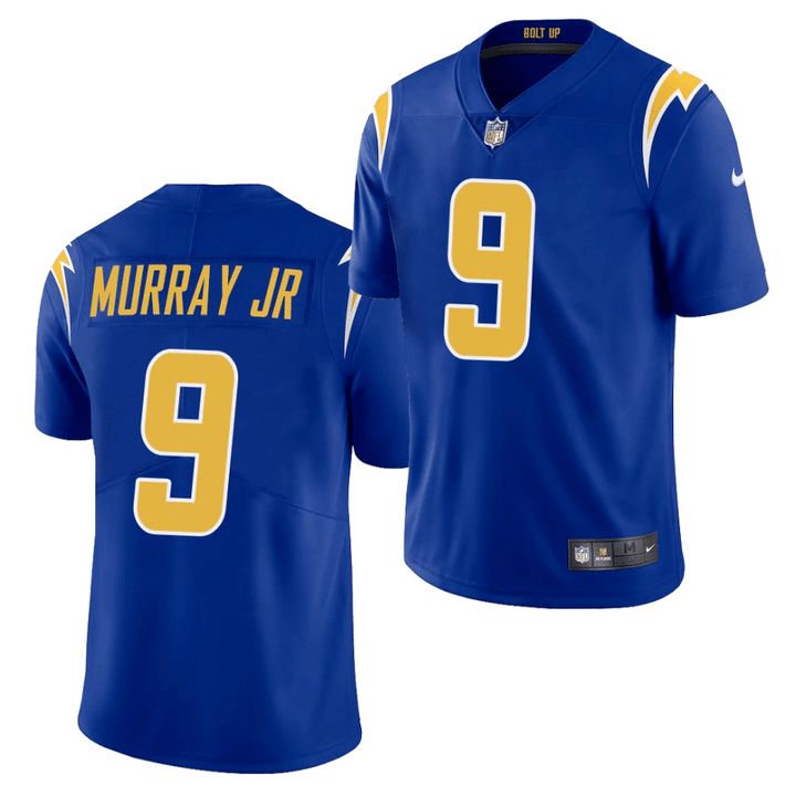 Men Los Angeles Chargers #9 Kenneth Murray Jr Nike Royal Limited NFL Jersey->los angeles chargers->NFL Jersey